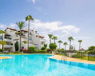 Exterior view of Apartment for sale in Estepona  with Air Conditioner, Heating and Private garden