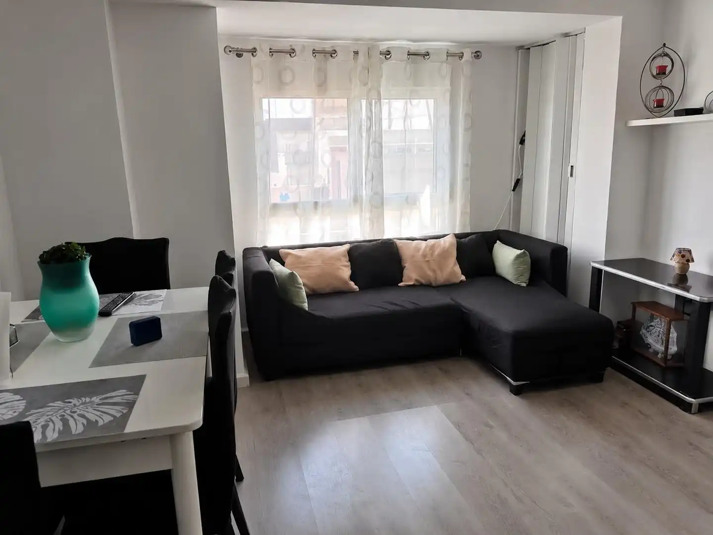 Sala de estar de Piso en venta en Valencia con Aire acondicionado, Amueblado y Balcón