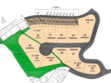 Terreno residenziale in vendita a de la font