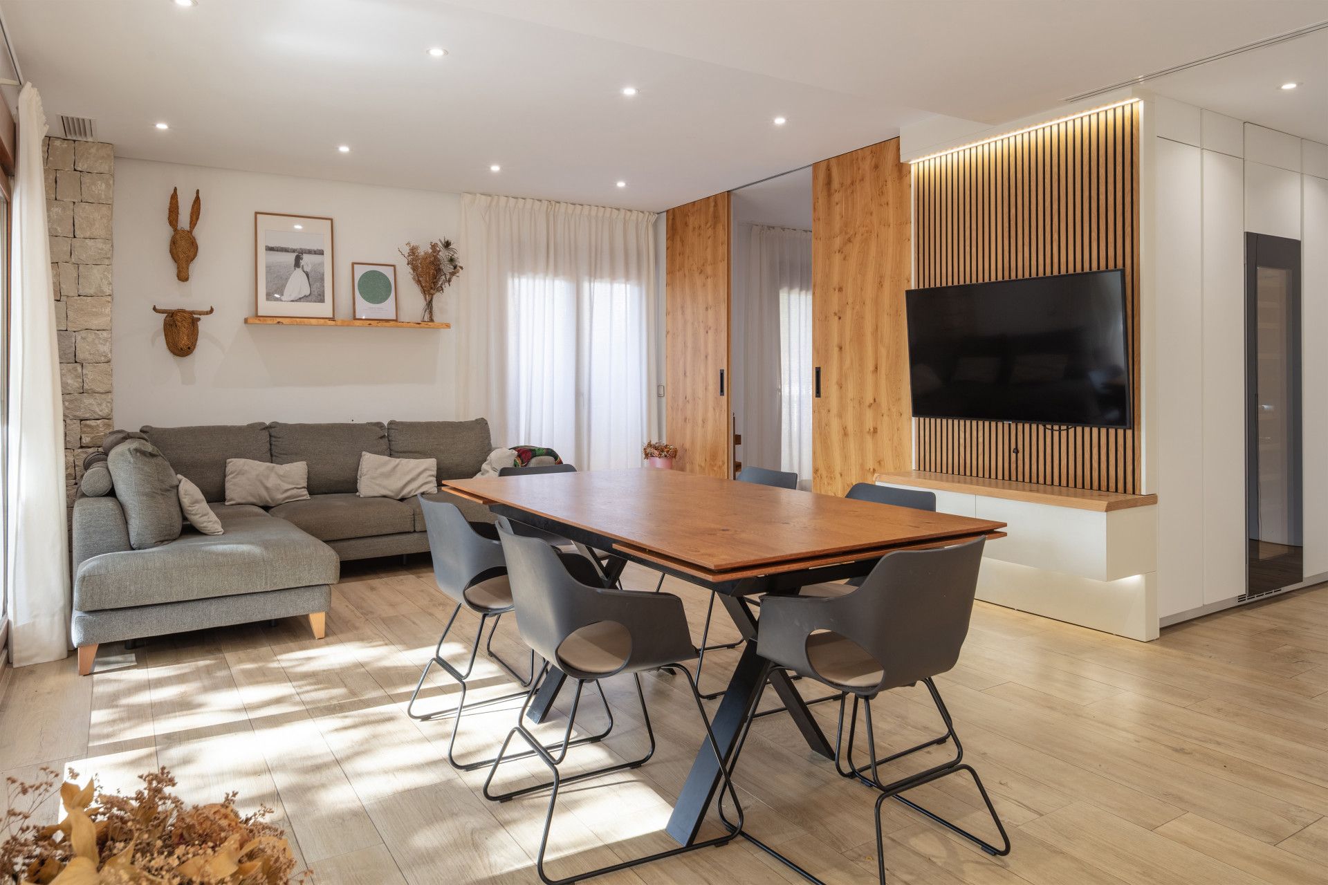 Sala d'estar de Apartament en venda en Jávea / Xàbia amb Aire condicionat, Calefacció i Jardí privat