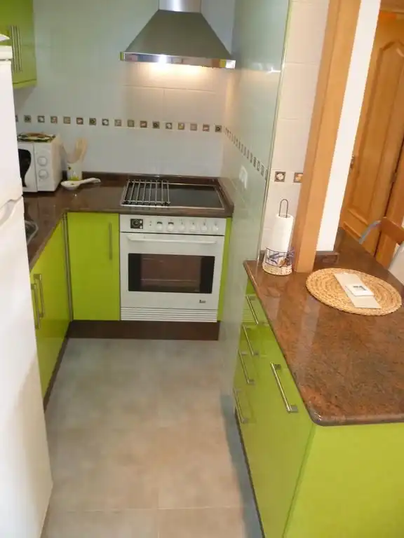 Kitchen of Apartments for rent in Cullera  with Terrace, Furnished and Oven