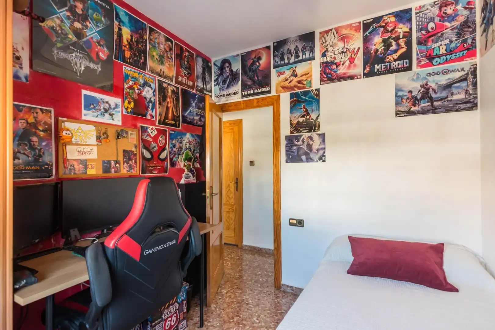 Bedroom of Flat for sale in Murcia  with Air Conditioner, Heating and Terrace