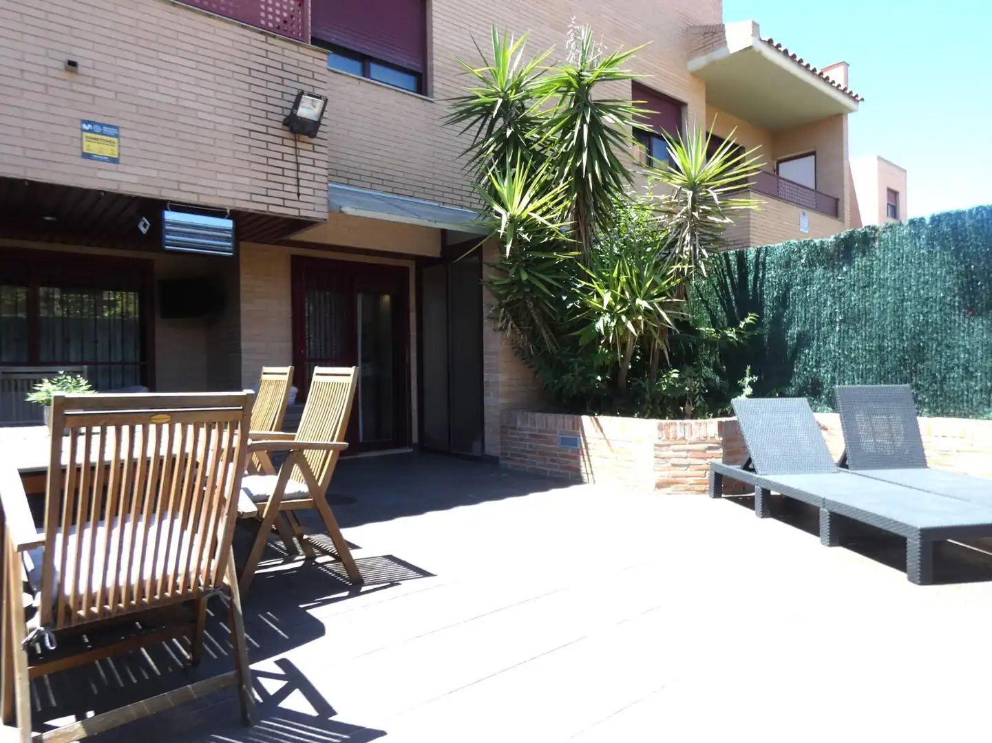 Terrace of Detached homes for sale in Utebo  with Air Conditioner, Heating and Private garden
