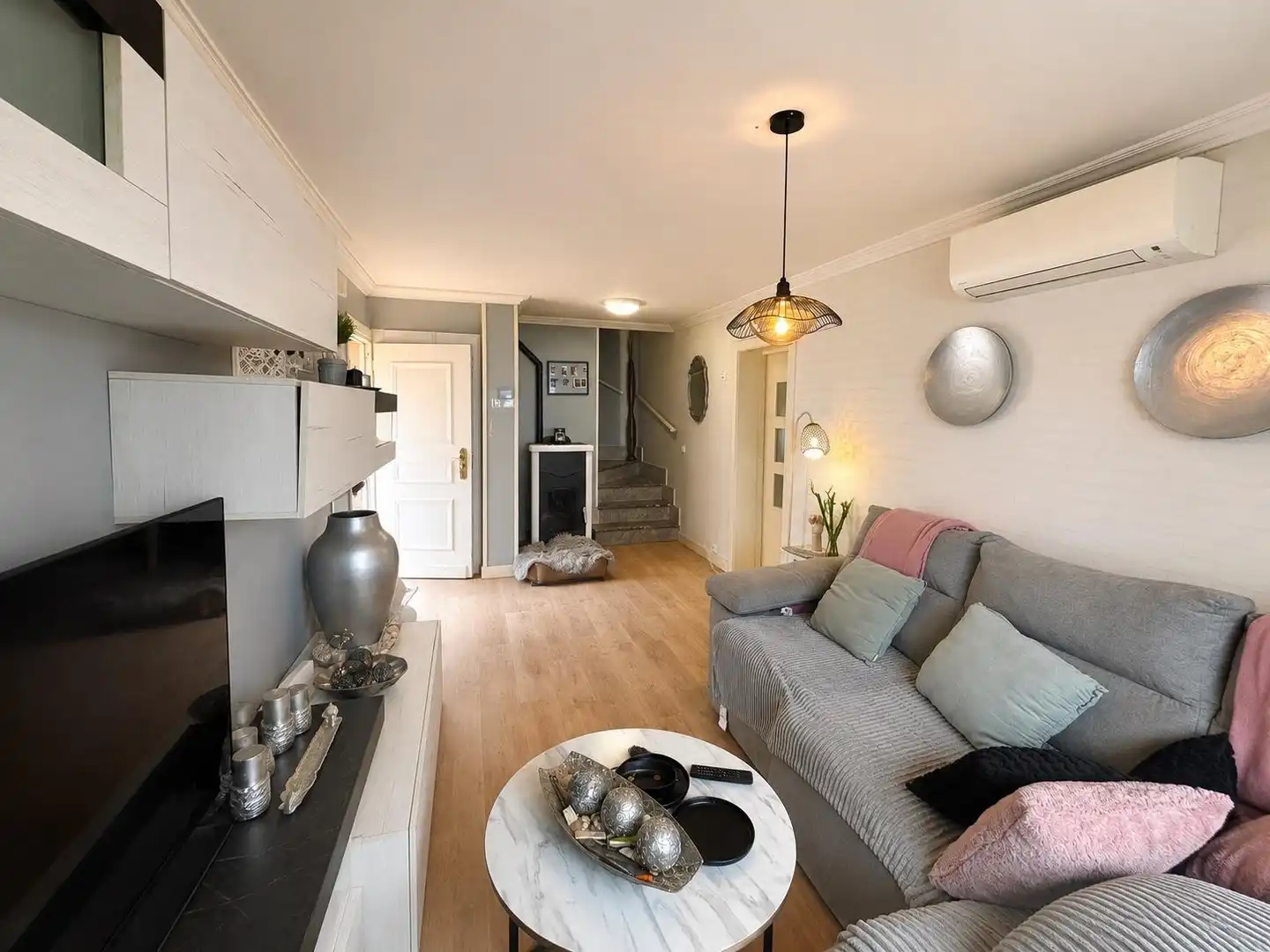 Sala d'estar de Casa o xalet en venda en Ciempozuelos amb Aire condicionat