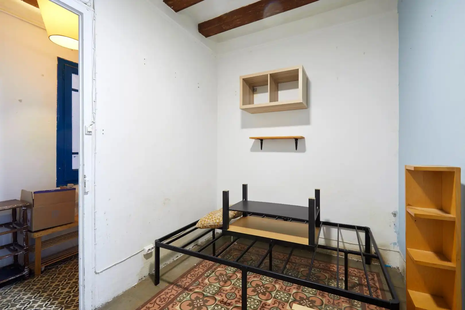 Schlafzimmer von Wohnung zum Verkauf in Barcelona mit Abstellraum und Balkon