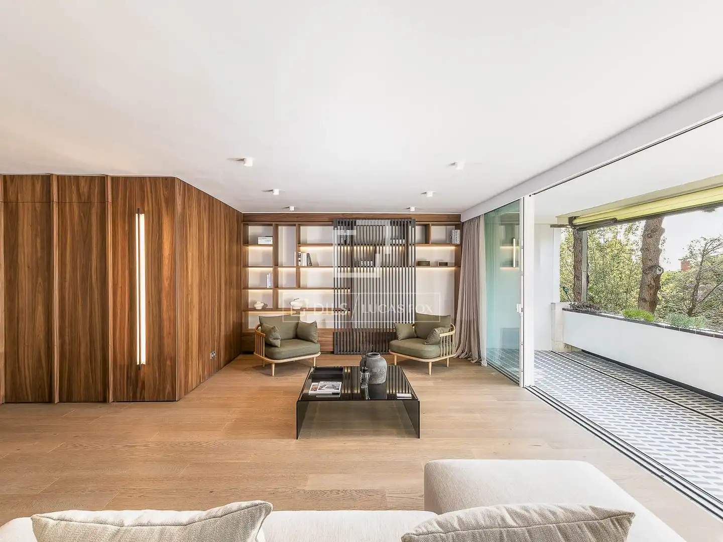 Sala de estar de Piso en venta en Barcelona con Aire acondicionado, Calefacción y Terraza