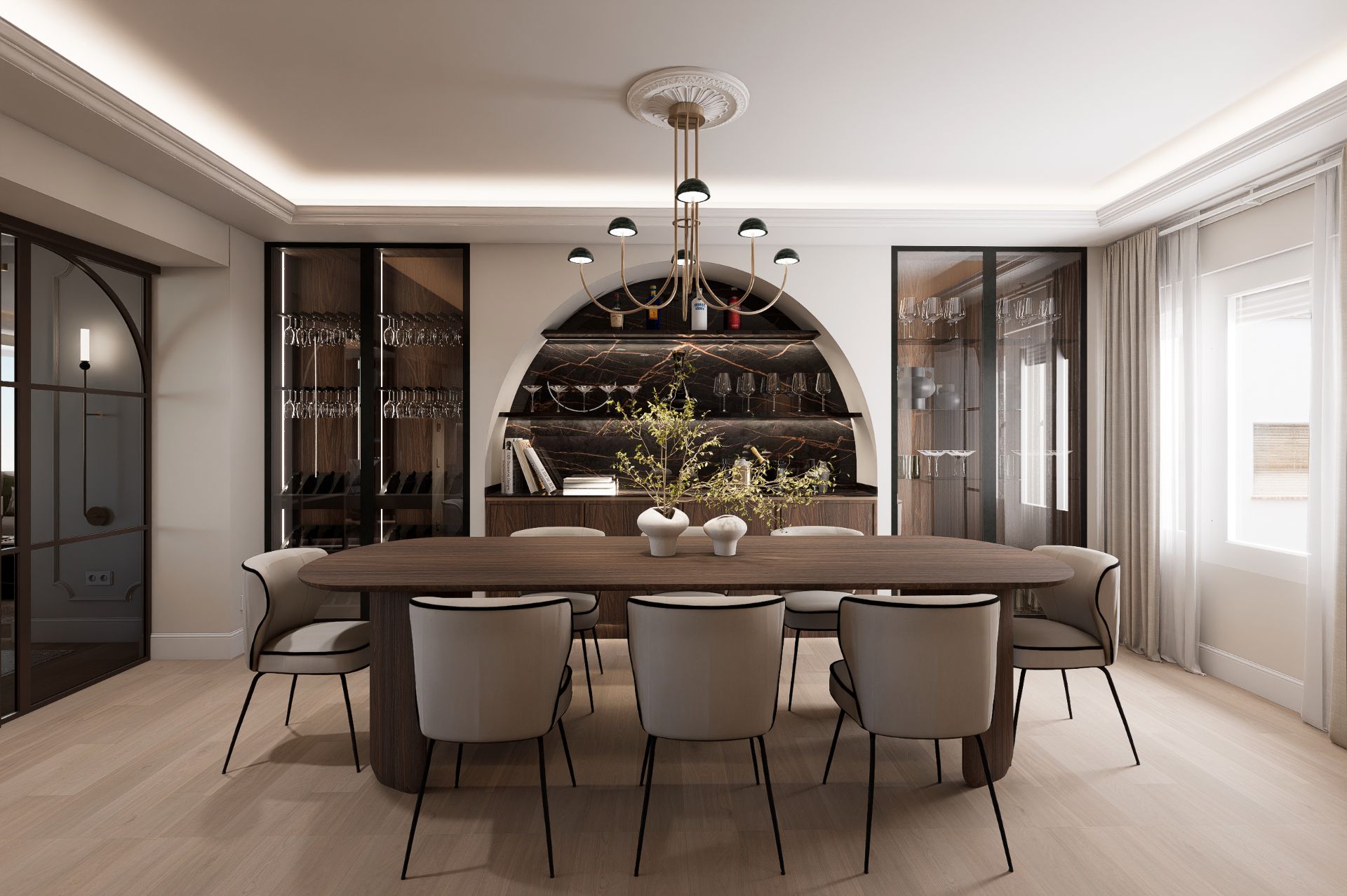 Comedor de Piso en venta en  Madrid Capital con Aire acondicionado, Calefacción y Amueblado