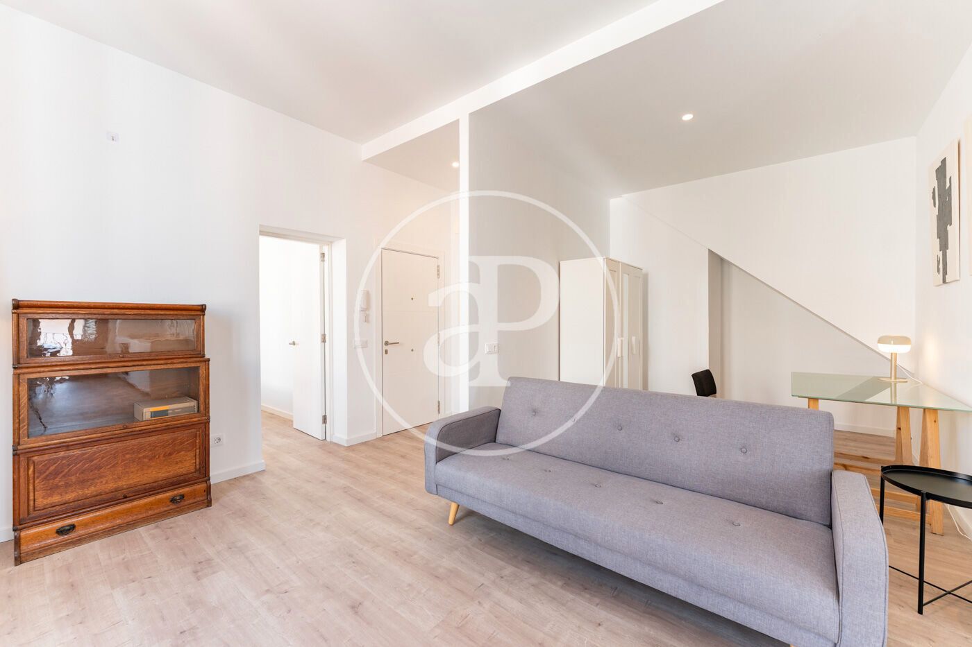 Sala de estar de Piso de alquiler en  Palma de Mallorca con Aire acondicionado, Calefacción y Amueblado