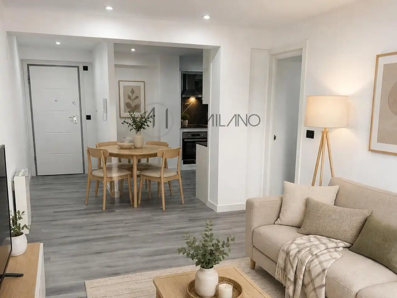 Living room of Flat for sale in Vigo   with Heating, Terrace and Storage room