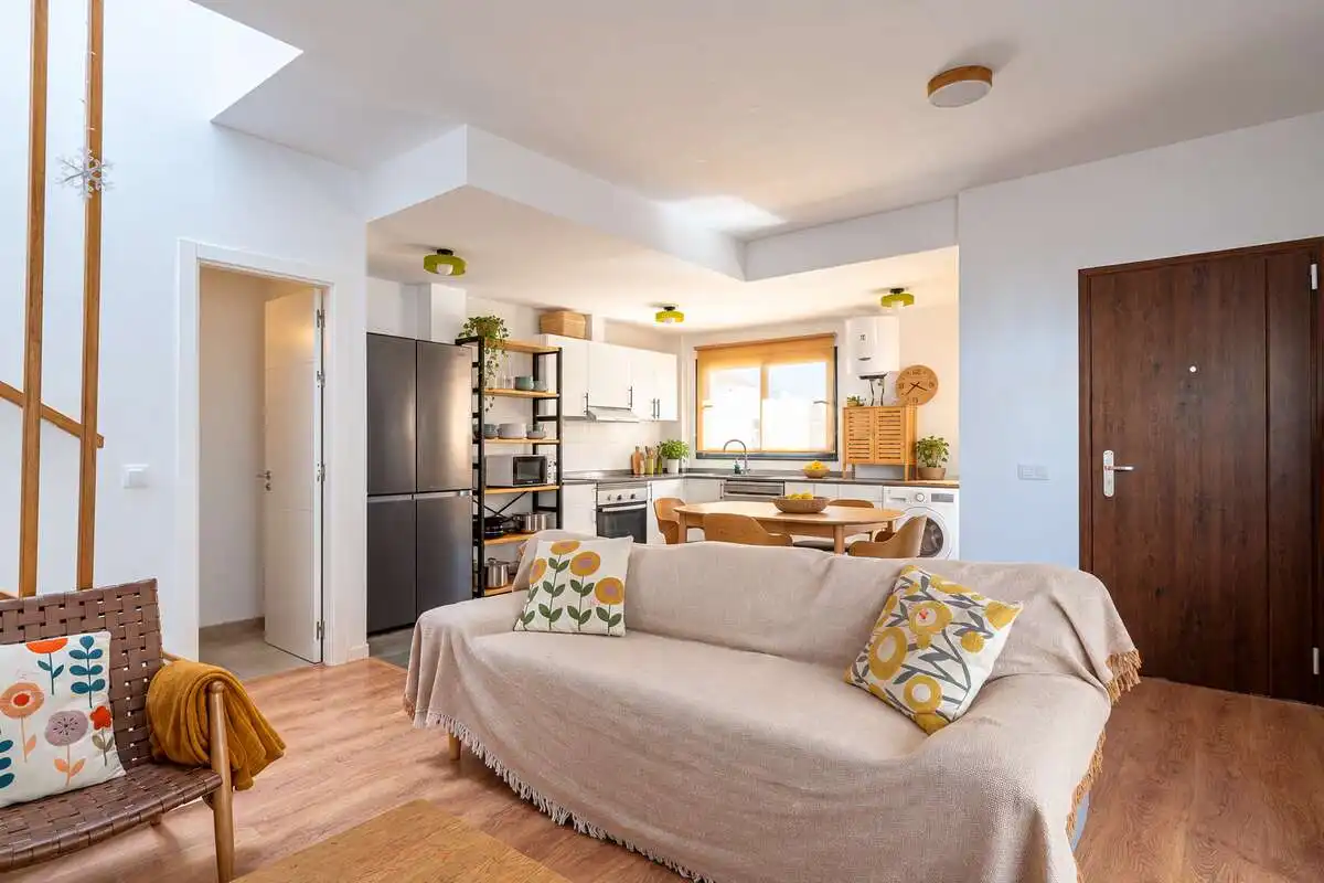 Sala de estar de Dúplex en venta en Costa Teguise