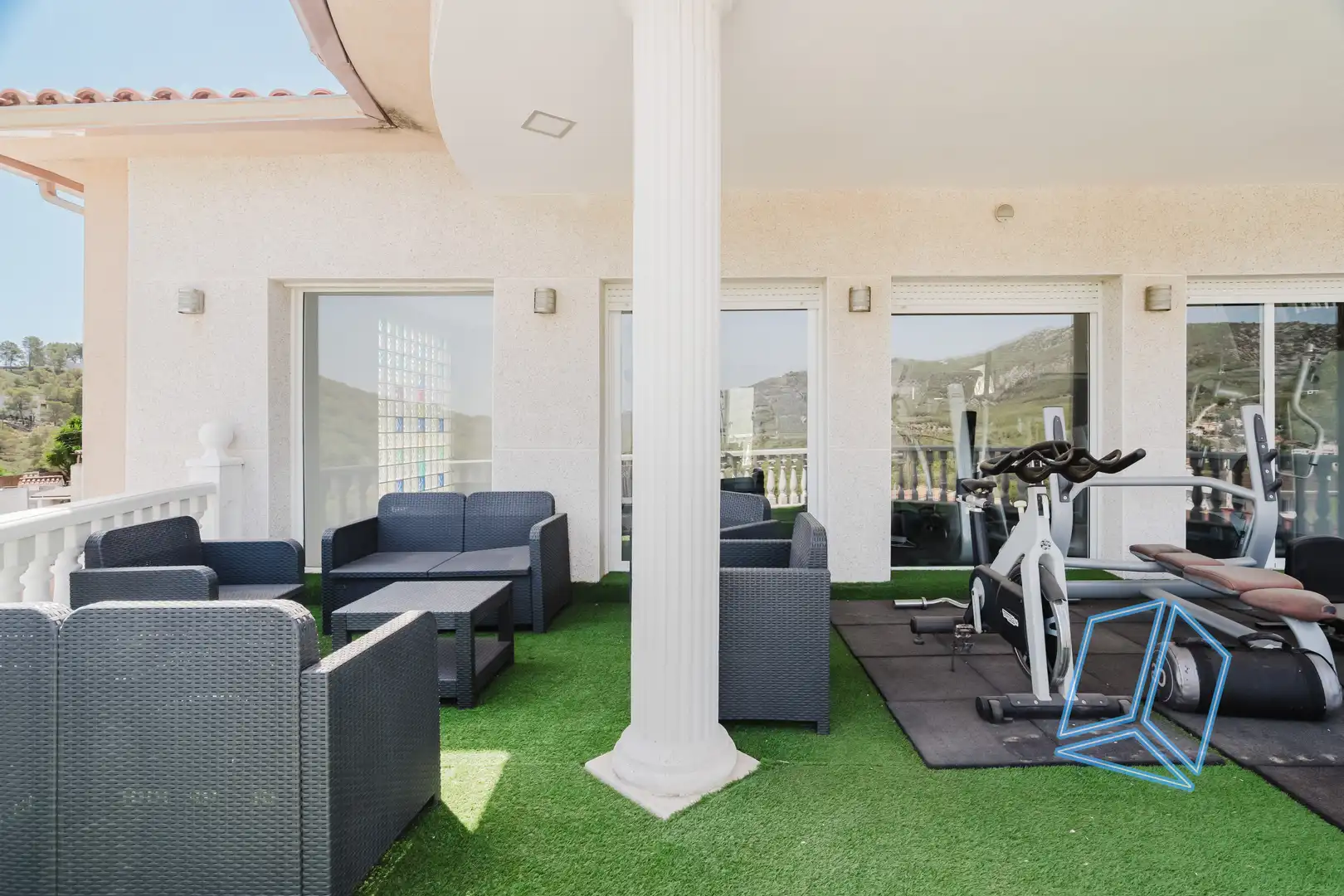 Terraza de Casa o chalet en venta en Canyelles con Piscina y Balcón