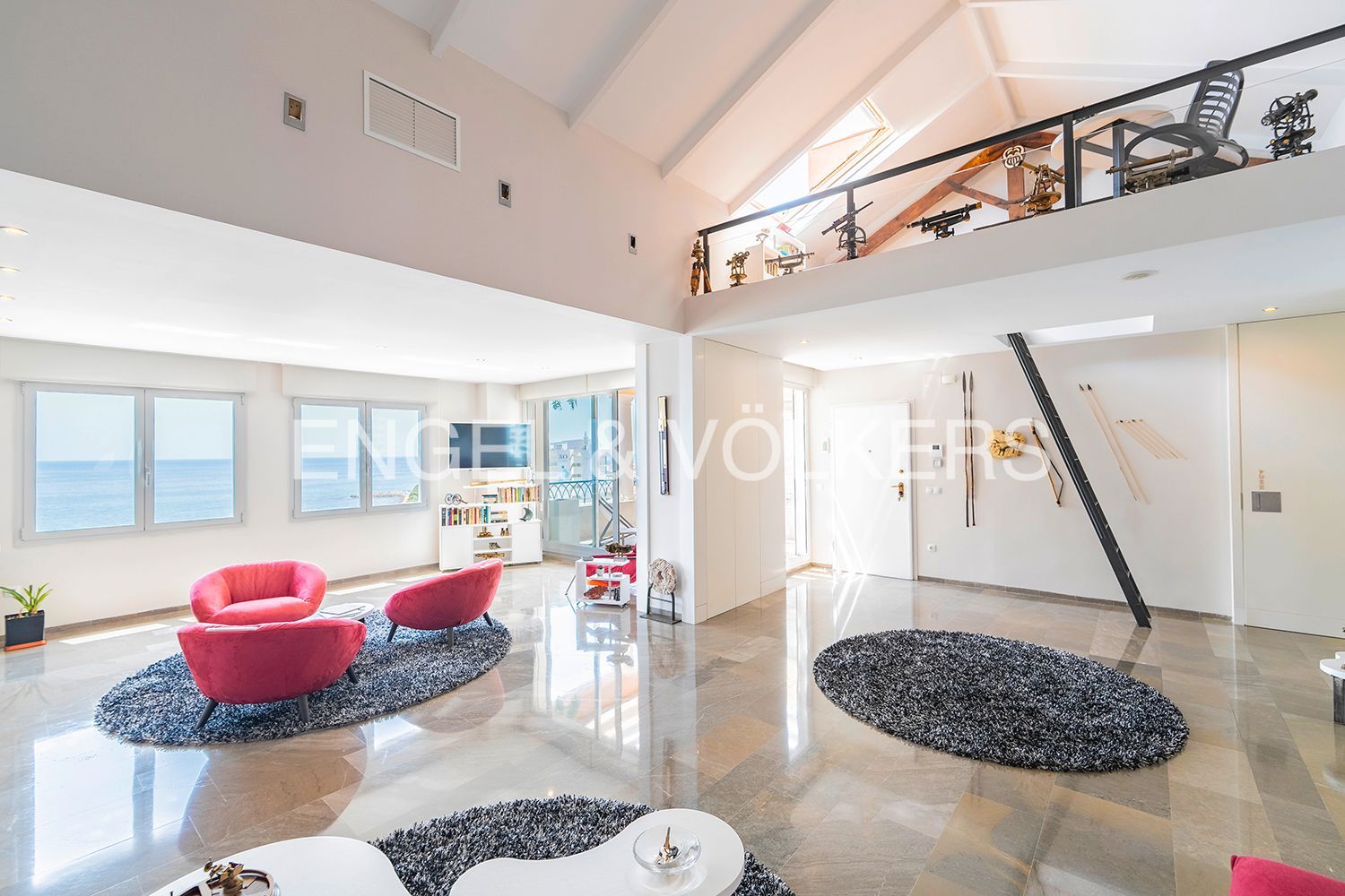 Sala de estar de Ático en venta en Alicante / Alacant con Aire acondicionado, Terraza y Trastero