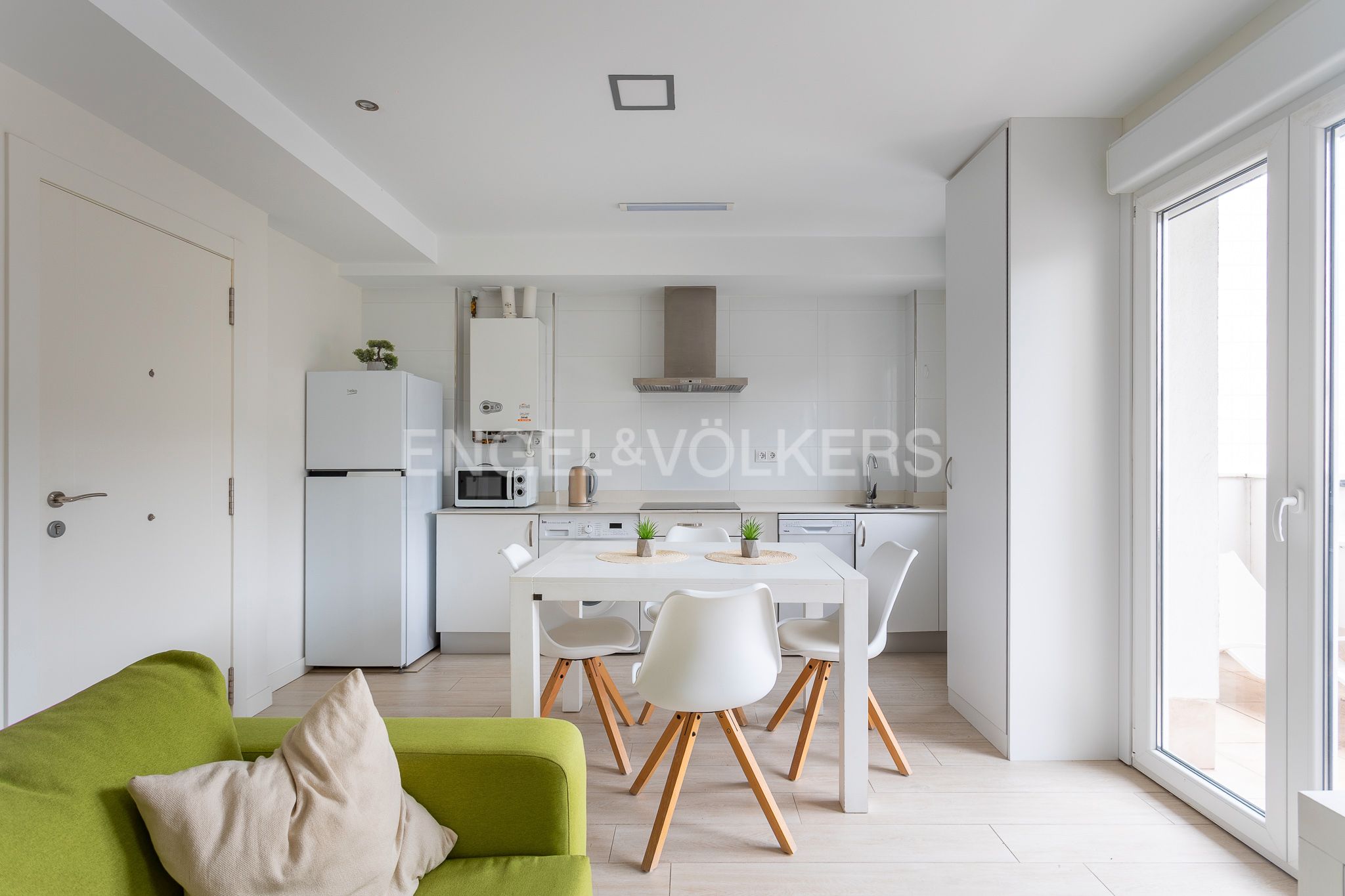 Cocina de Apartamento en venta en Santander con Calefacción, Parquet y Terraza