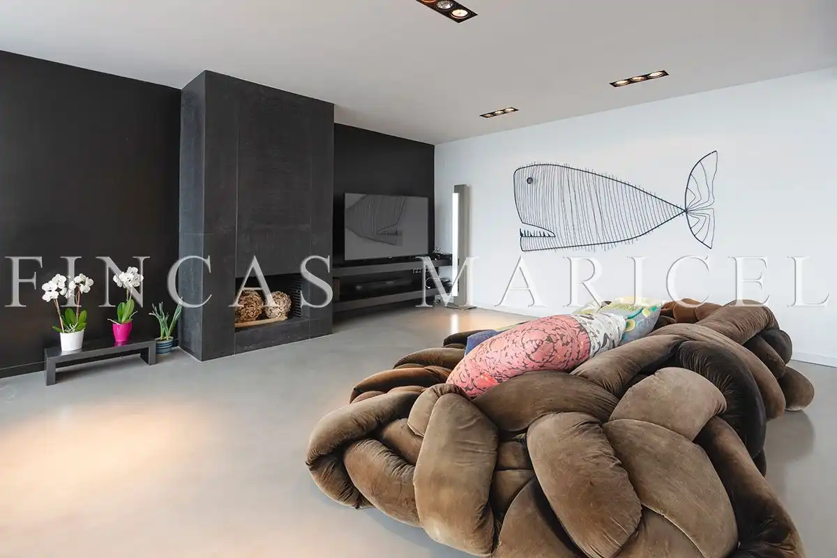 Sala de estar de Casa o chalet en venta en Sitges con Aire acondicionado, Calefacción y Jardín privado