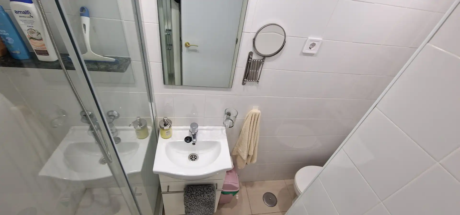 Badezimmer von Wohnung zum Verkauf in Málaga mit Klimaanlage, Heizung und Möbliert