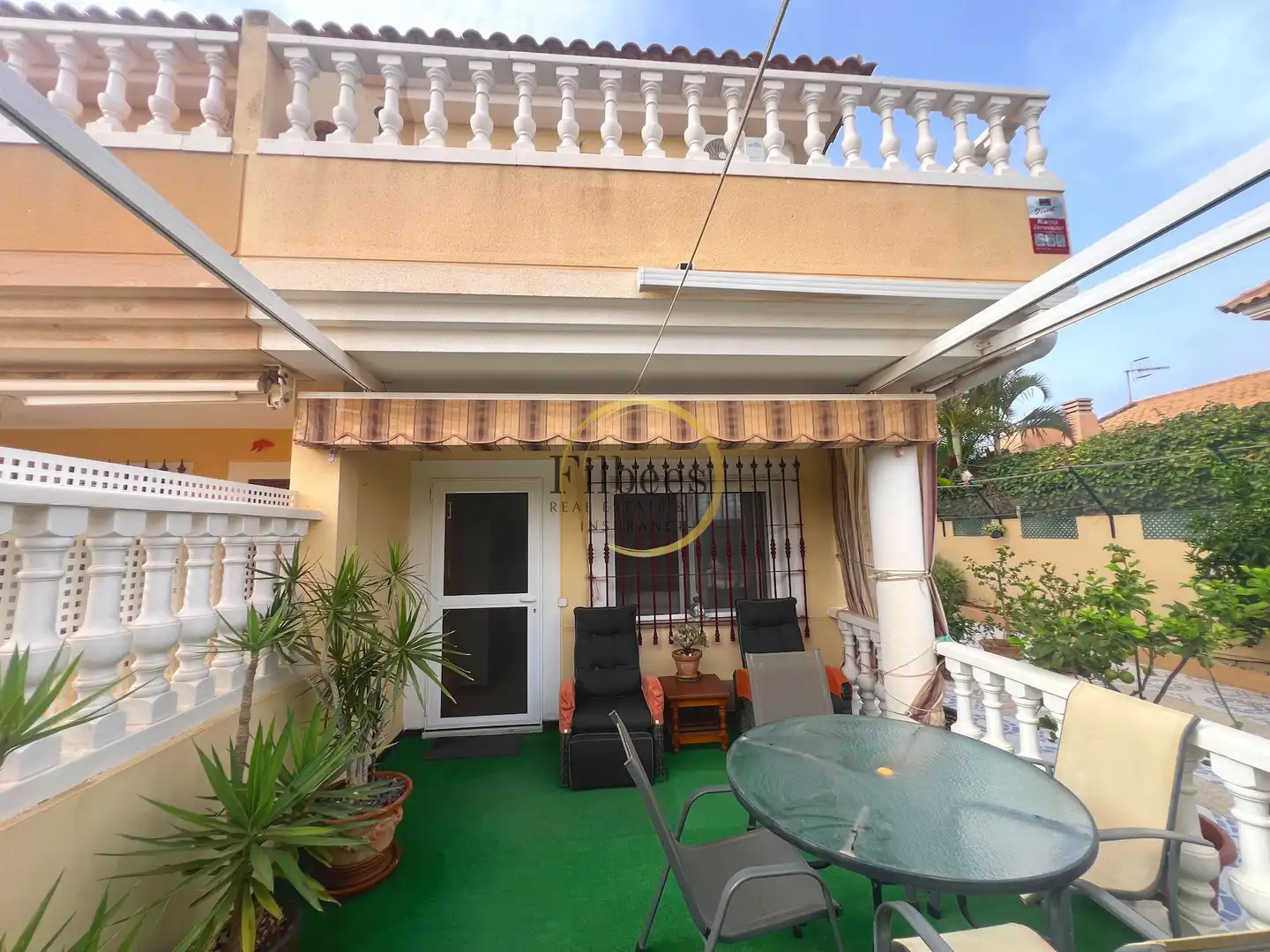 Terrassa de Finca rústica en venda en Mazarrón amb Aire condicionat, Jardí privat i Terrassa