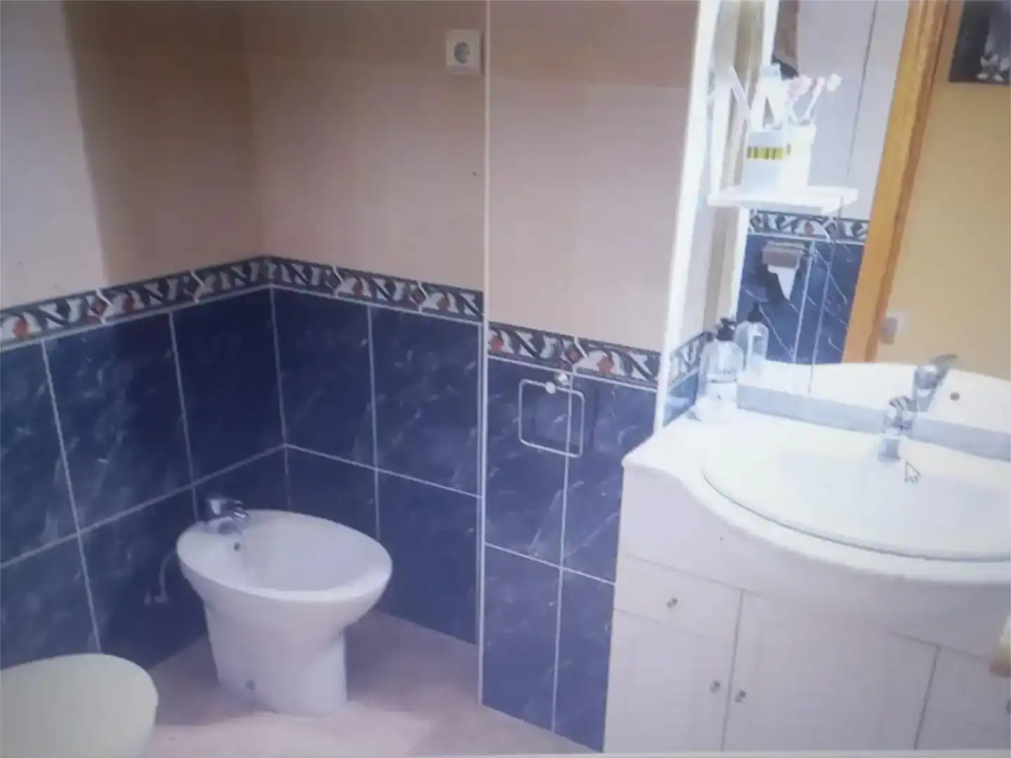 Badezimmer von Wohnung zur Miete in Mazarrón mit Klimaanlage, Schwimmbad und Balkon