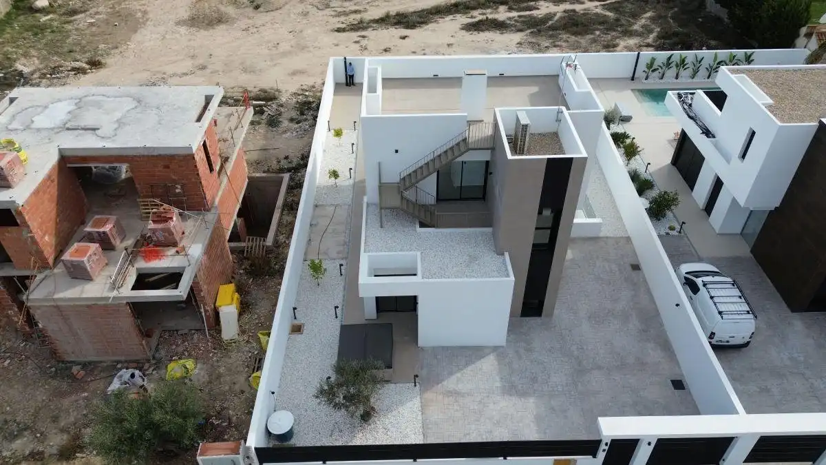 Vista exterior de Casa o chalet en venta en Sant Joan d'Alacant
