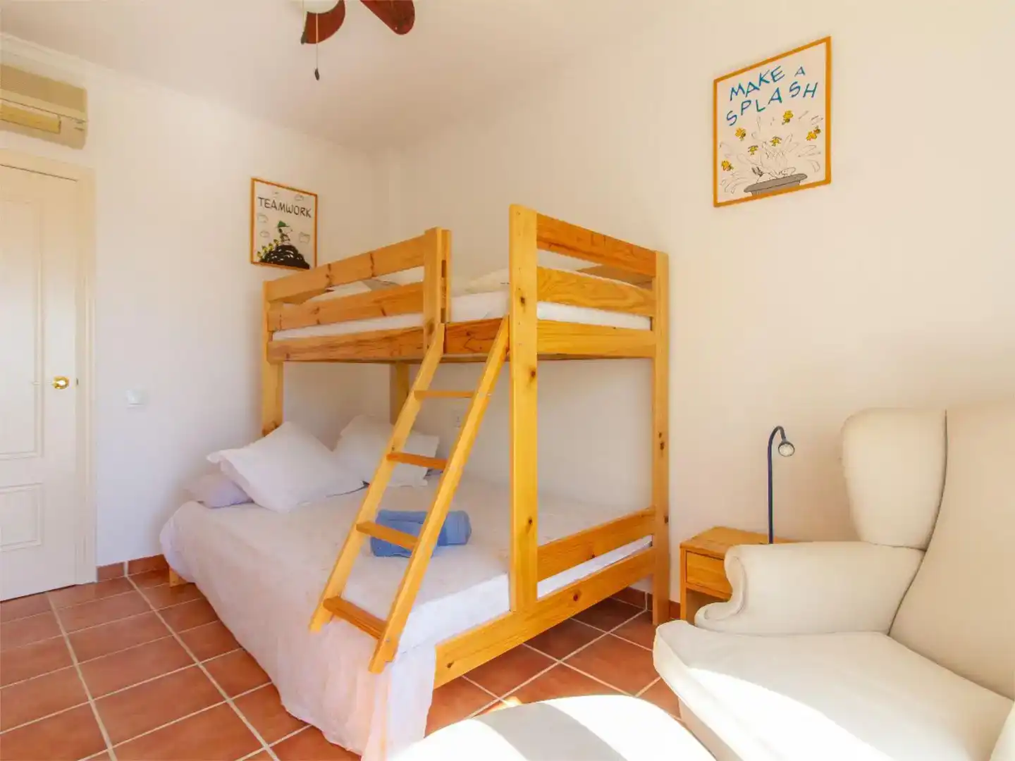 Schlafzimmer von Wohnung zur Miete in Altea mit Klimaanlage, Schwimmbad und Balkon