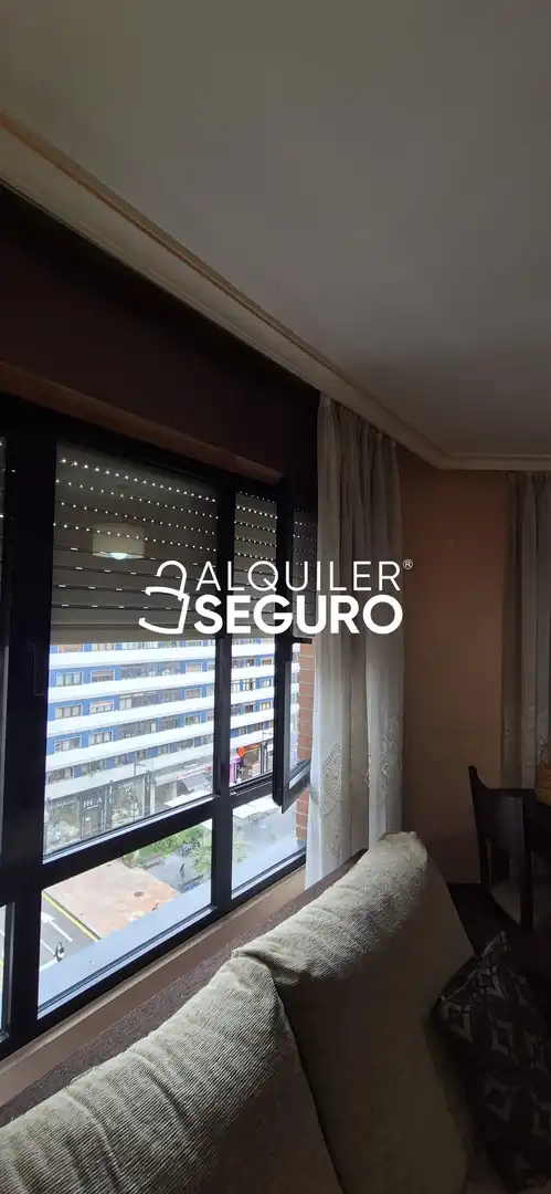Schlafzimmer von Loft zur Miete in Oviedo  mit Heizung, Terrasse und Möbliert