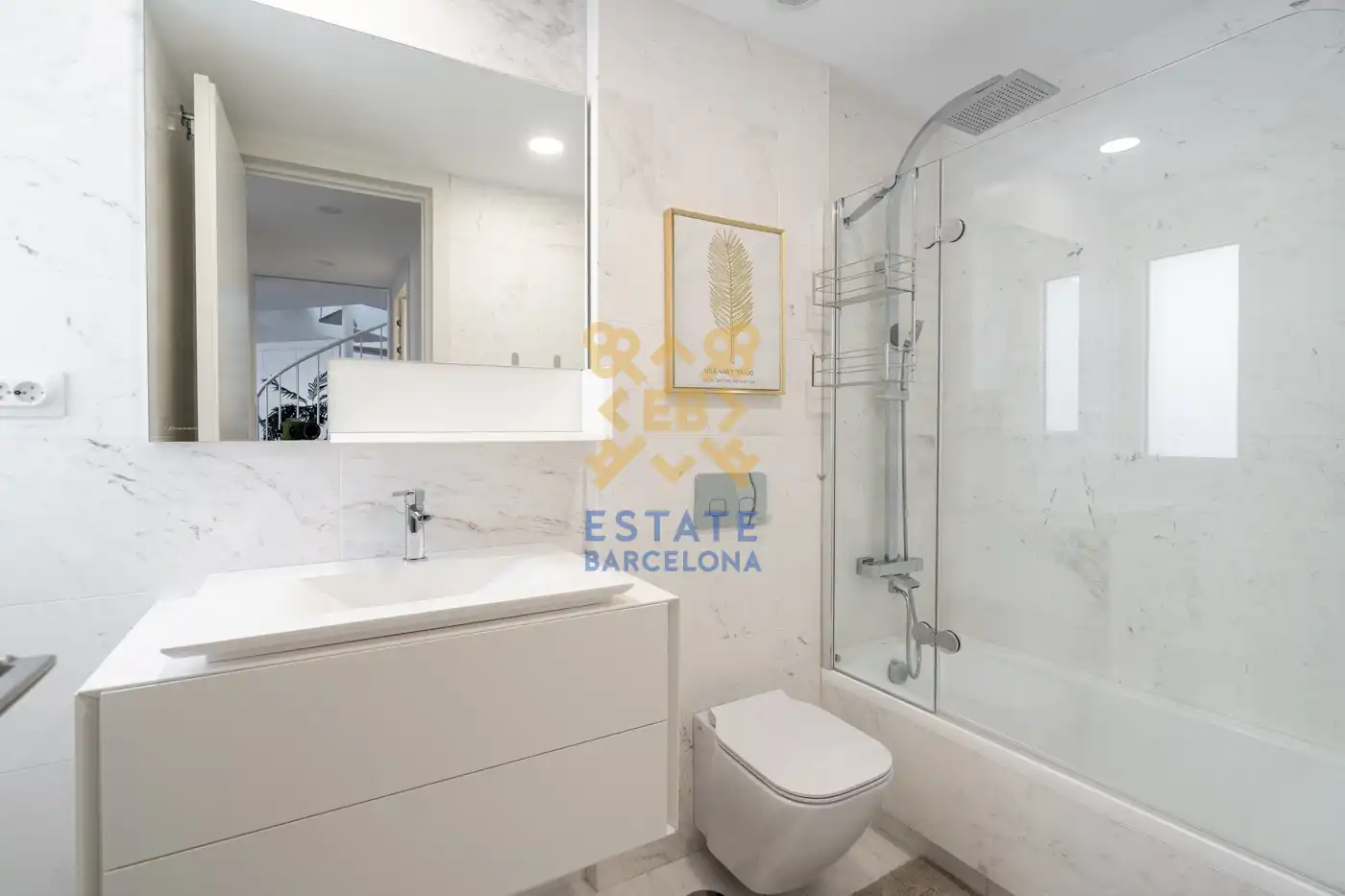 Badezimmer von Dachboden zum Verkauf in Valencia mit Klimaanlage, Heizung und Möbliert