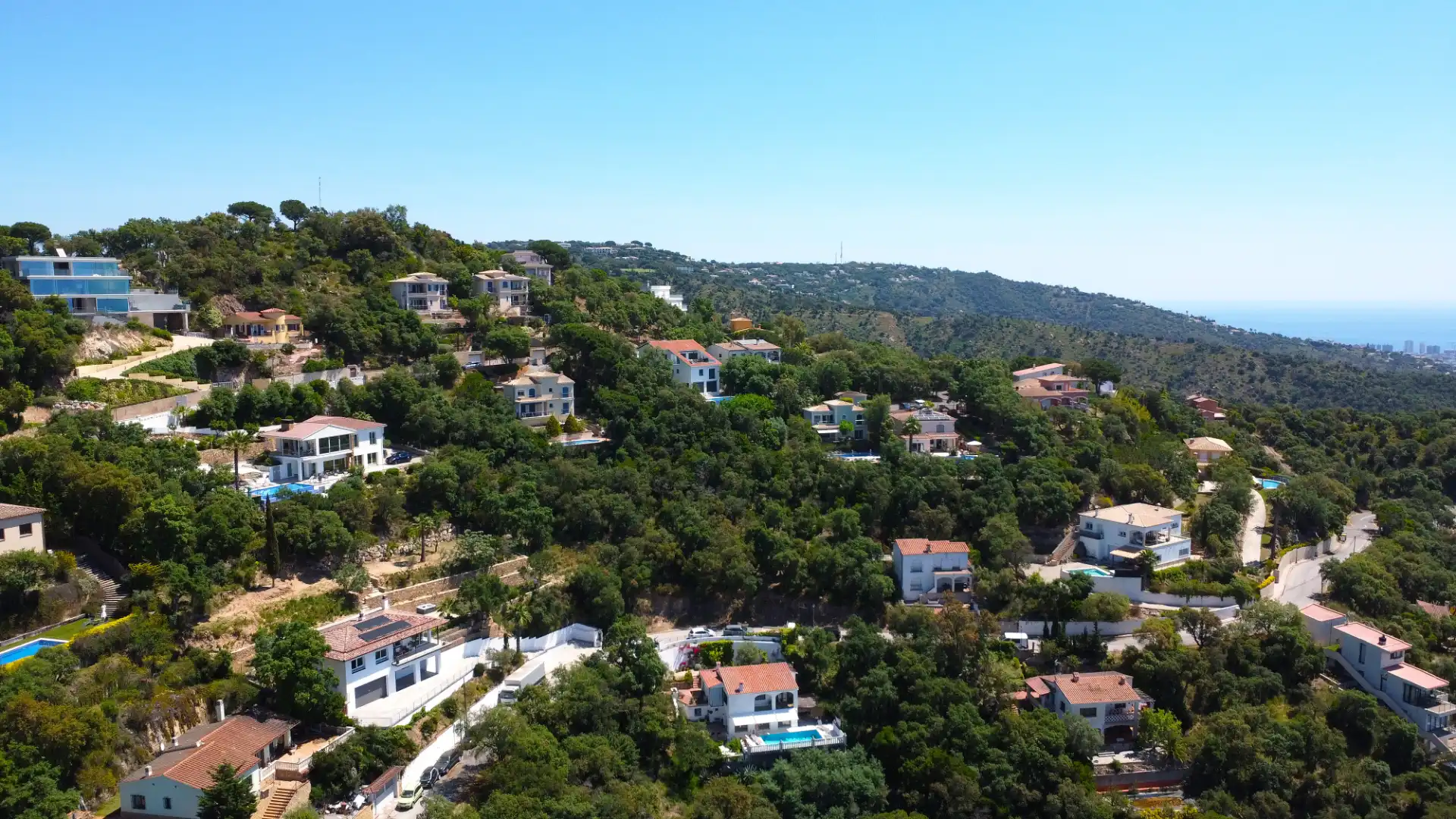 Vista exterior de Casa o xalet en venda en Santa Cristina d'Aro amb Aire condicionat, Jardí privat i Parquet