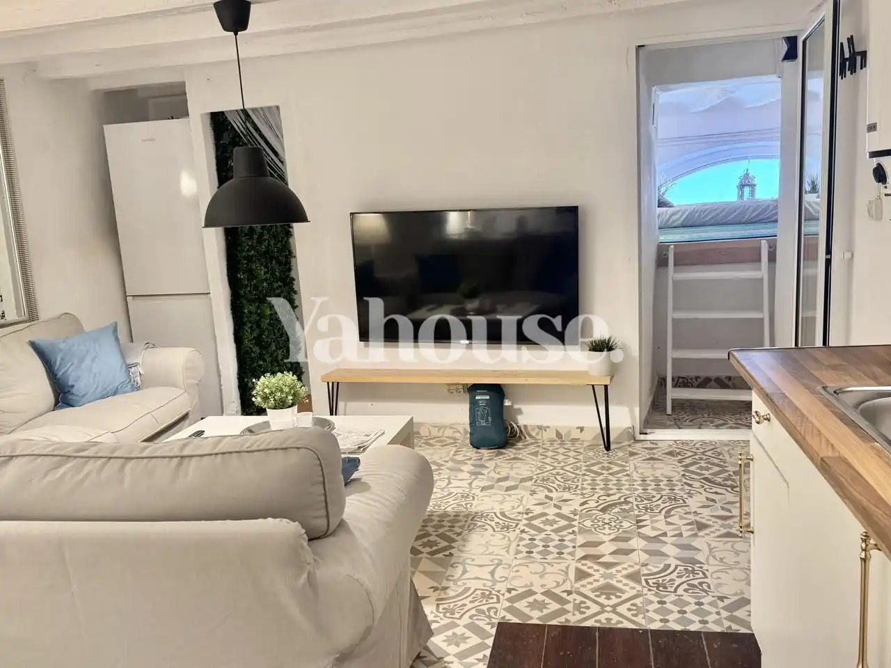 Wohnzimmer von Maisonette zum Verkauf in Barcelona