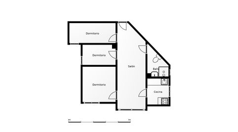 Foto 5 de Apartamento de alquiler en Hellín, Madrid Capital