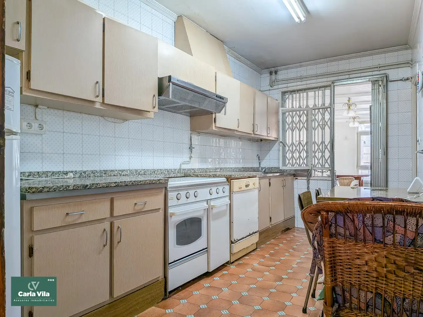 Küche von Wohnung zum Verkauf in Lugo mit Heizung, Parkett und Terrasse