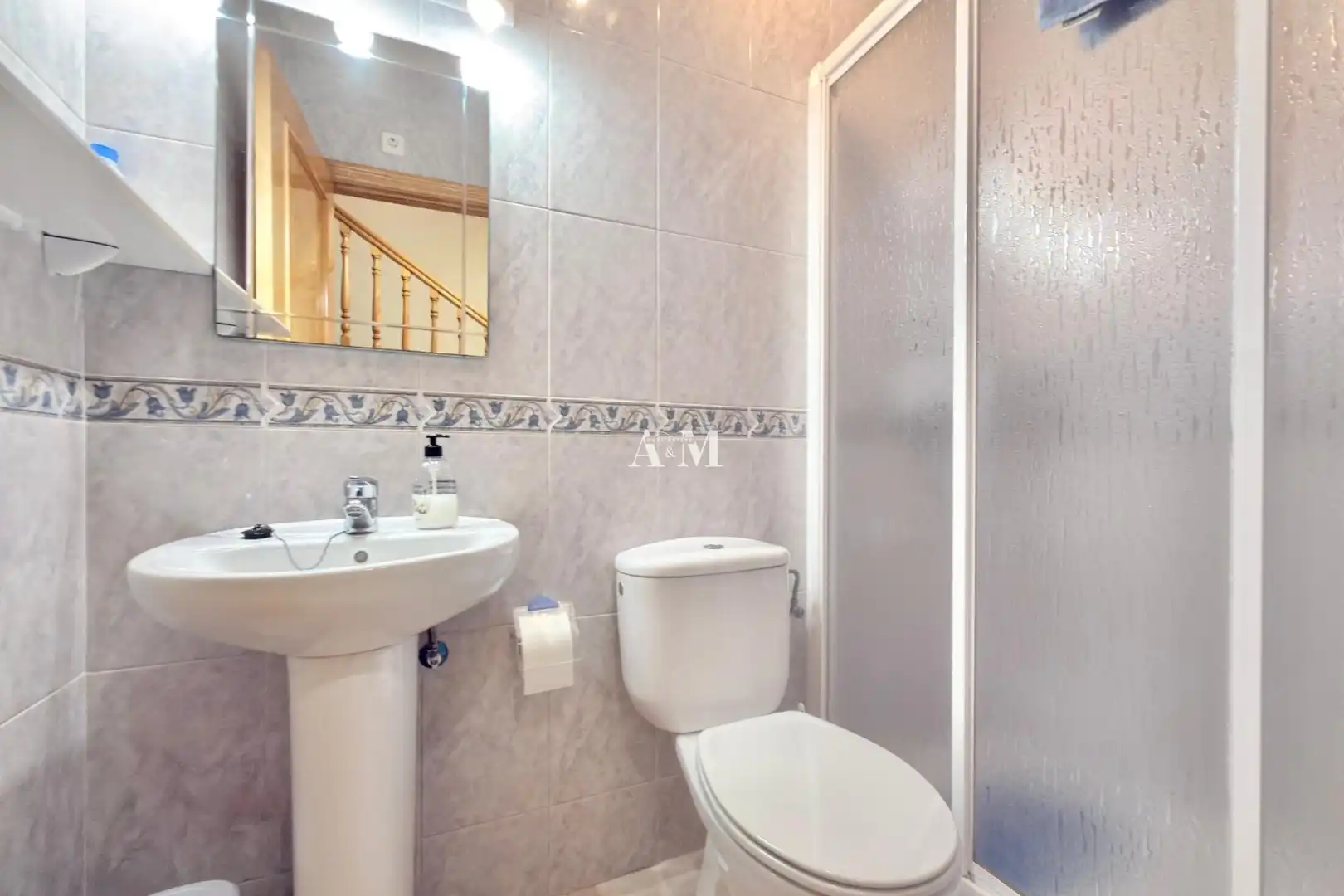 Badezimmer von Einfamilien-Reihenhaus zur Miete in San Javier mit Terrasse, Schwimmbad und Möbliert