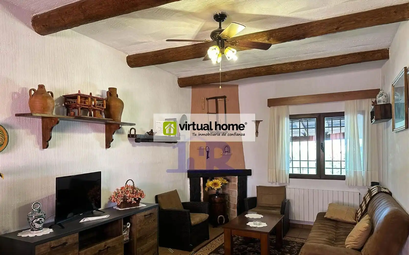 Sala de estar de Casa o chalet en venta en Cuenca con Aire acondicionado