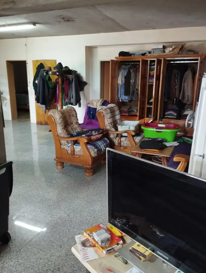Sala d'estar de Casa o xalet en venda en Coristanco amb Jardí privat, Terrassa i Balcó