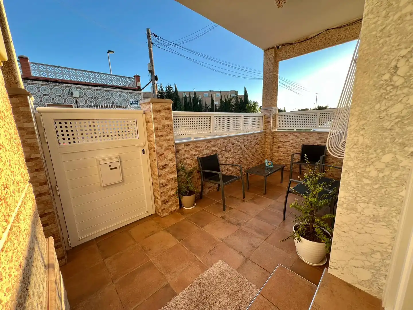 Vista exterior de Casa adosada en venta en Cartagena con Aire acondicionado, Calefacción y Jardín privado