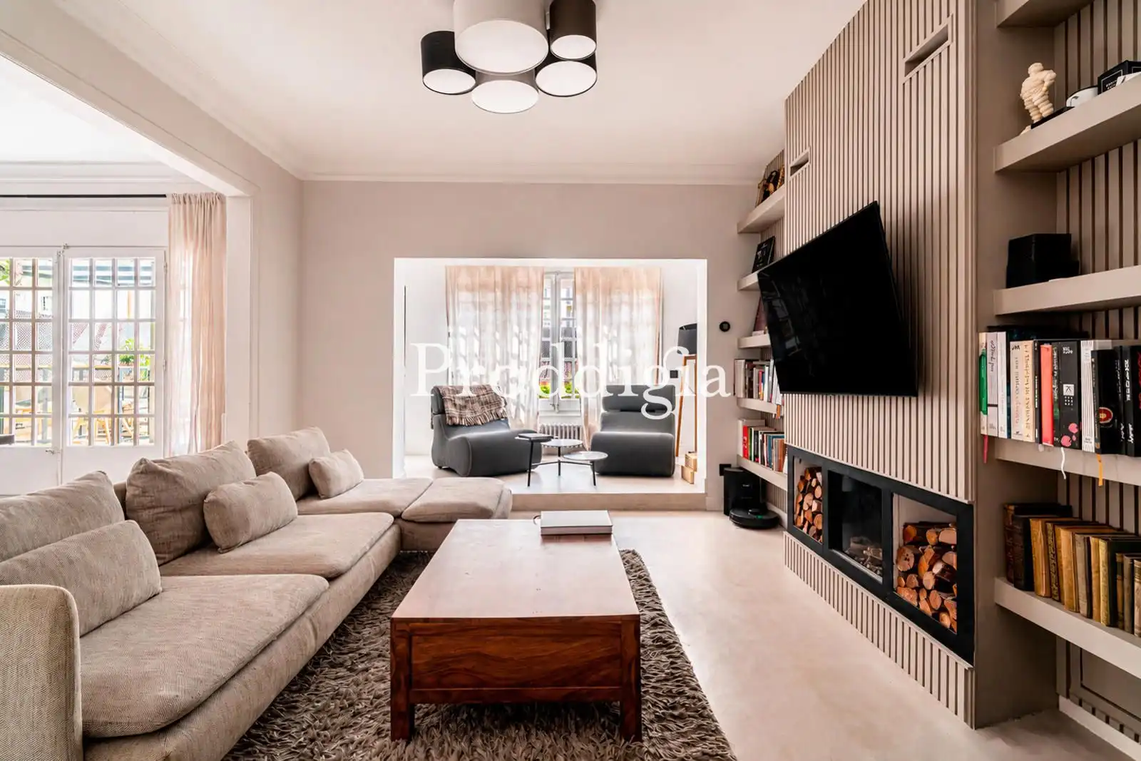 Living room of Flat for sale in Barcelona  with Air Conditioner, Heating and Terrace