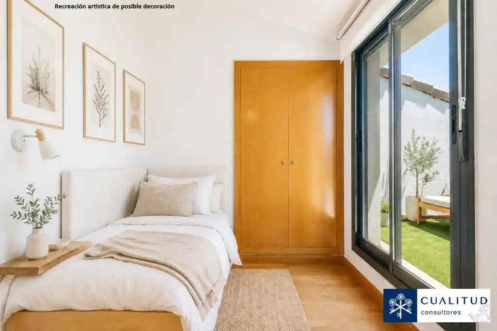 Schlafzimmer von Dachboden zum Verkauf in Vila-real mit Parkett, Terrasse und Abstellraum