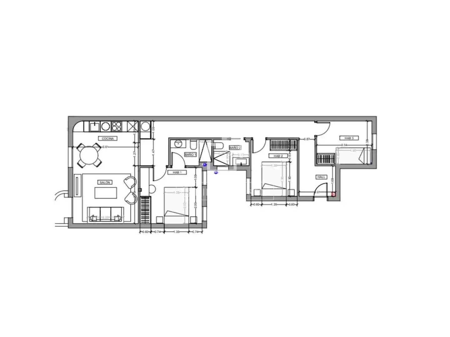 Wohnung zum Verkauf in Madrid mit Klimaanlage, Möbliert und Balkon
