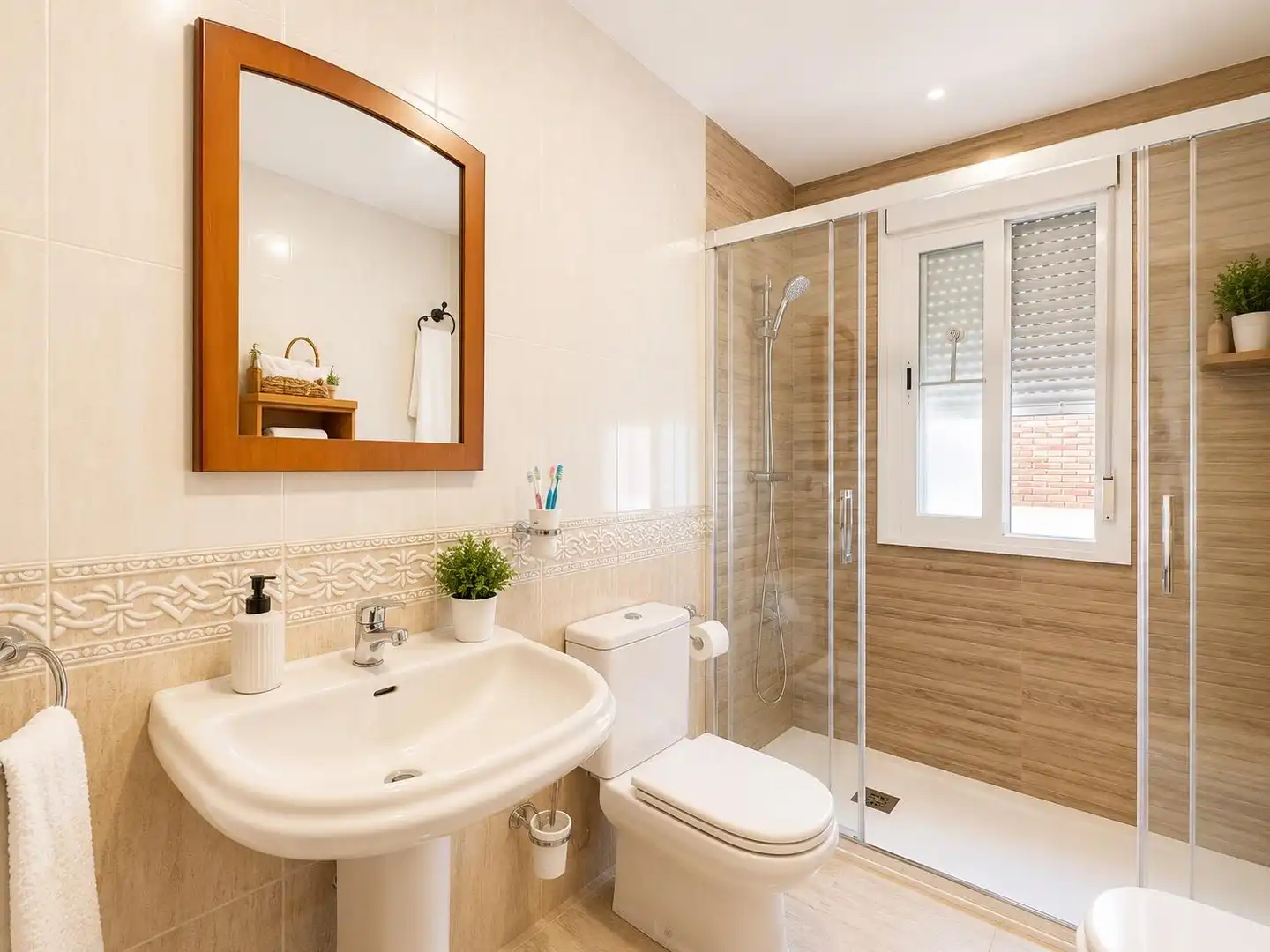 Badezimmer von Wohnung zum Verkauf in Sorvilán mit Terrasse