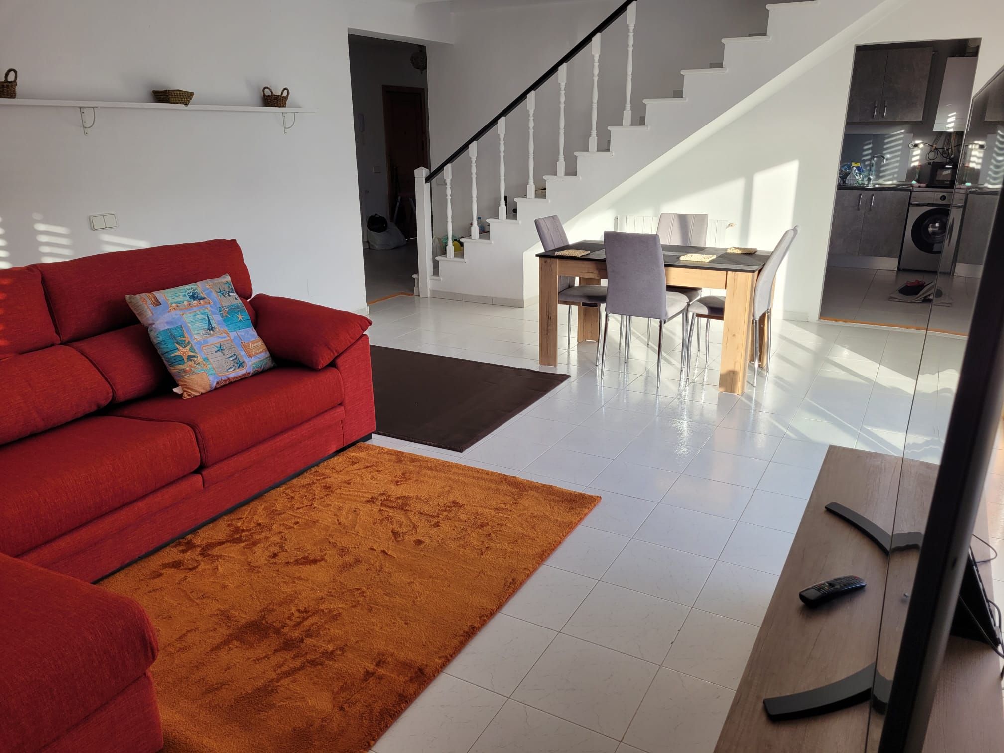 Living room of Flat for sale in Santa Eulària des Riu  with Air Conditioner