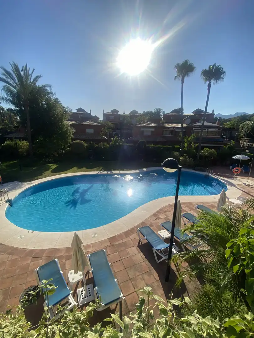 Garden of Detached homes for rent in Marbella  with Air Conditioner, Terrace and Swimming Pool