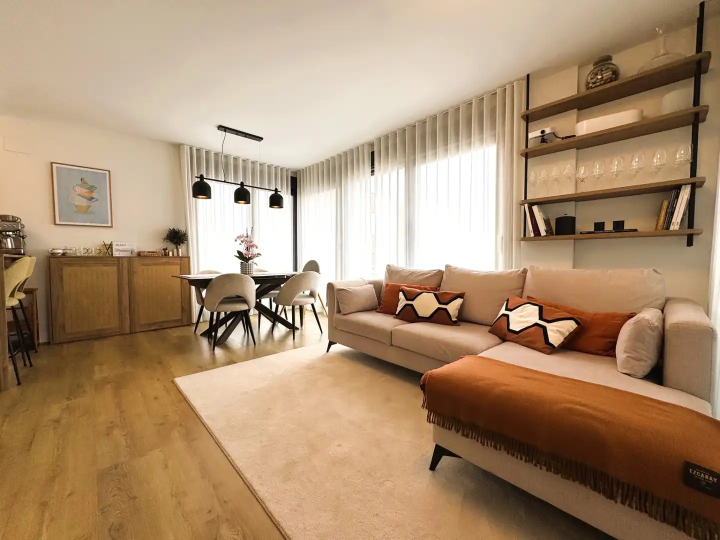 Sala de estar de Dúplex en venta en Getxo  con Aire acondicionado, Calefacción y Jardín privado