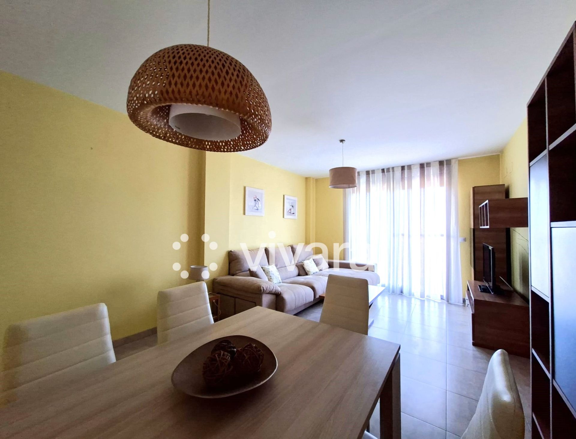 Living room of Flat to rent in Almazora / Almassora  with Air Conditioner, Furnished and Oven