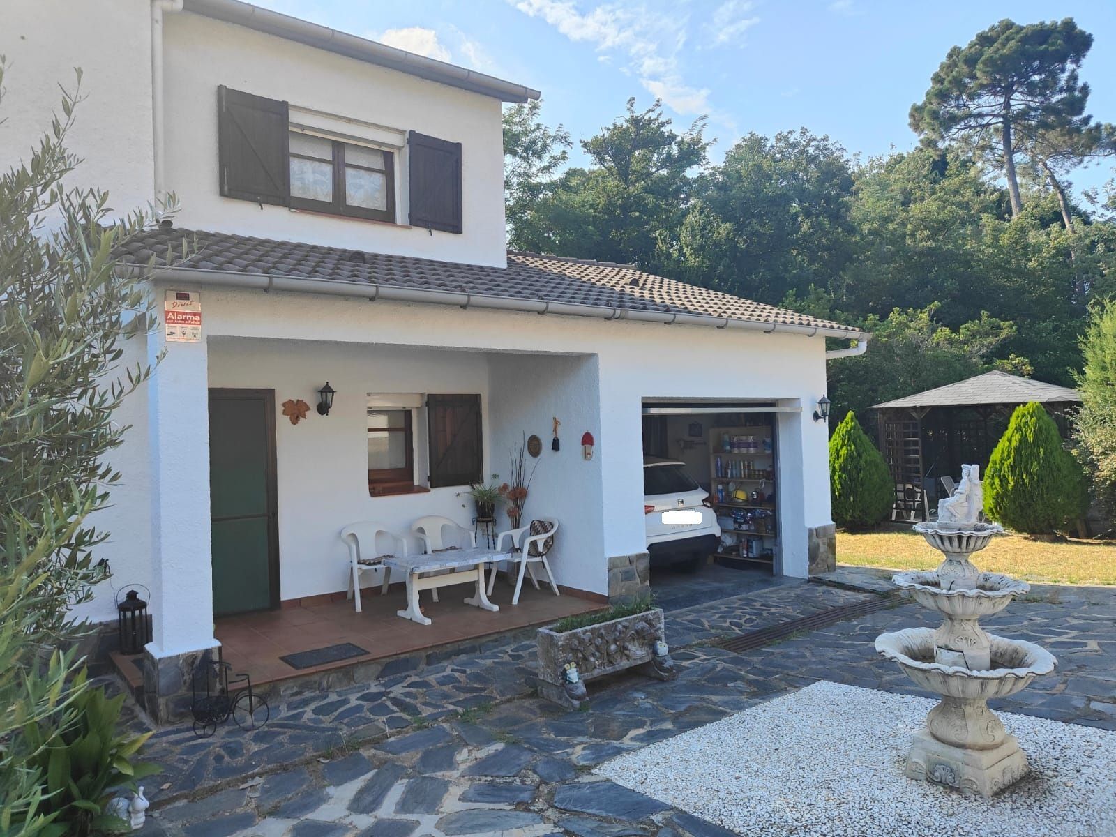 Vista exterior de Casa o xalet en venda en Riells i Viabrea amb Aire condicionat, Calefacció i Jardí privat