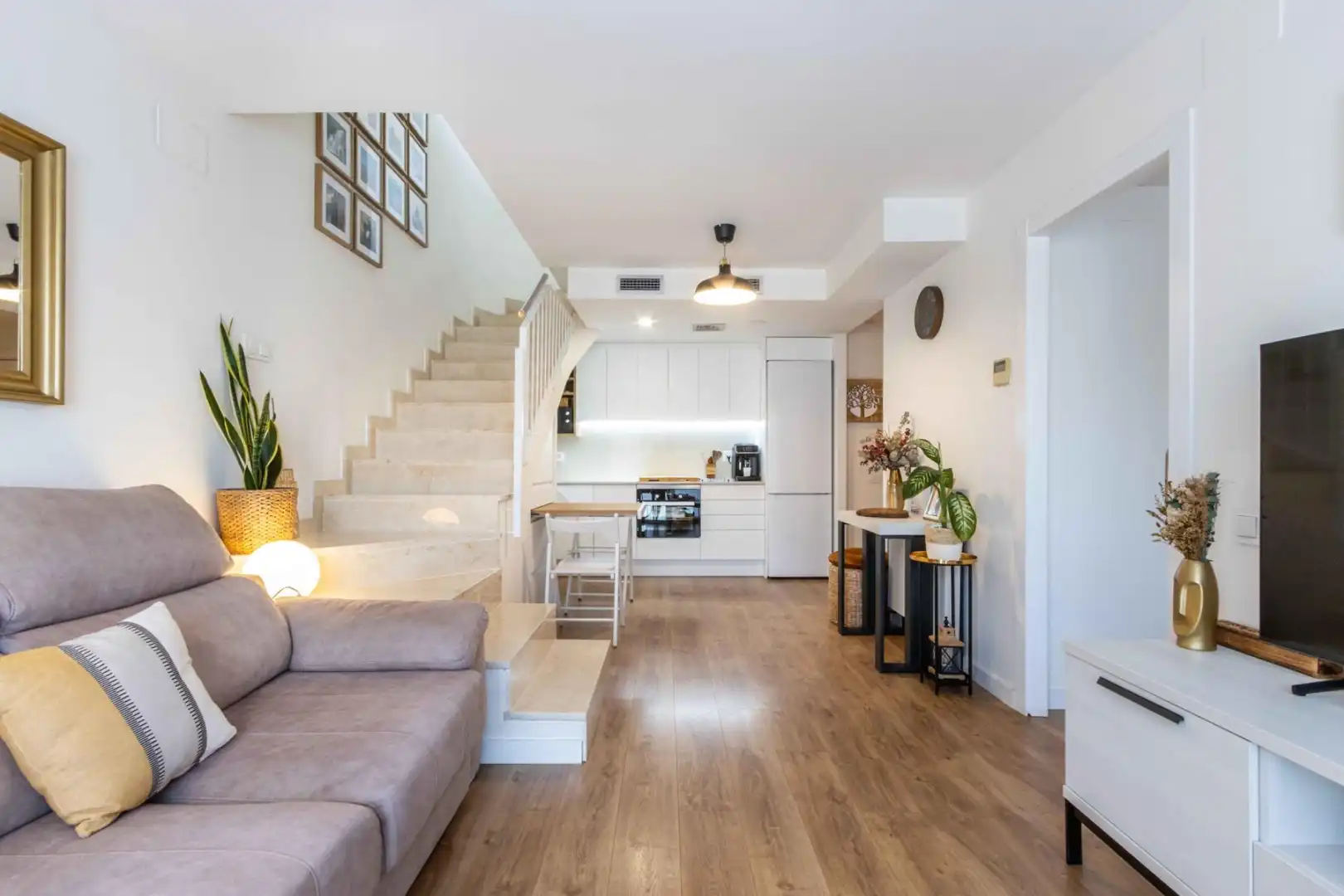 Sala de estar de Ático en venta en Sabadell con Aire acondicionado, Calefacción y Parquet