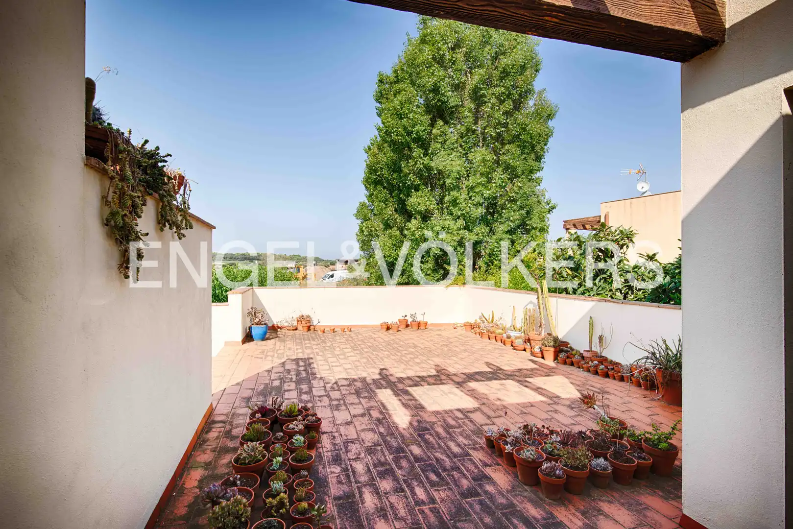 Terrace of Houses for sale in Pedret i Marzà  with Private garden, Terrace and Swimming Pool