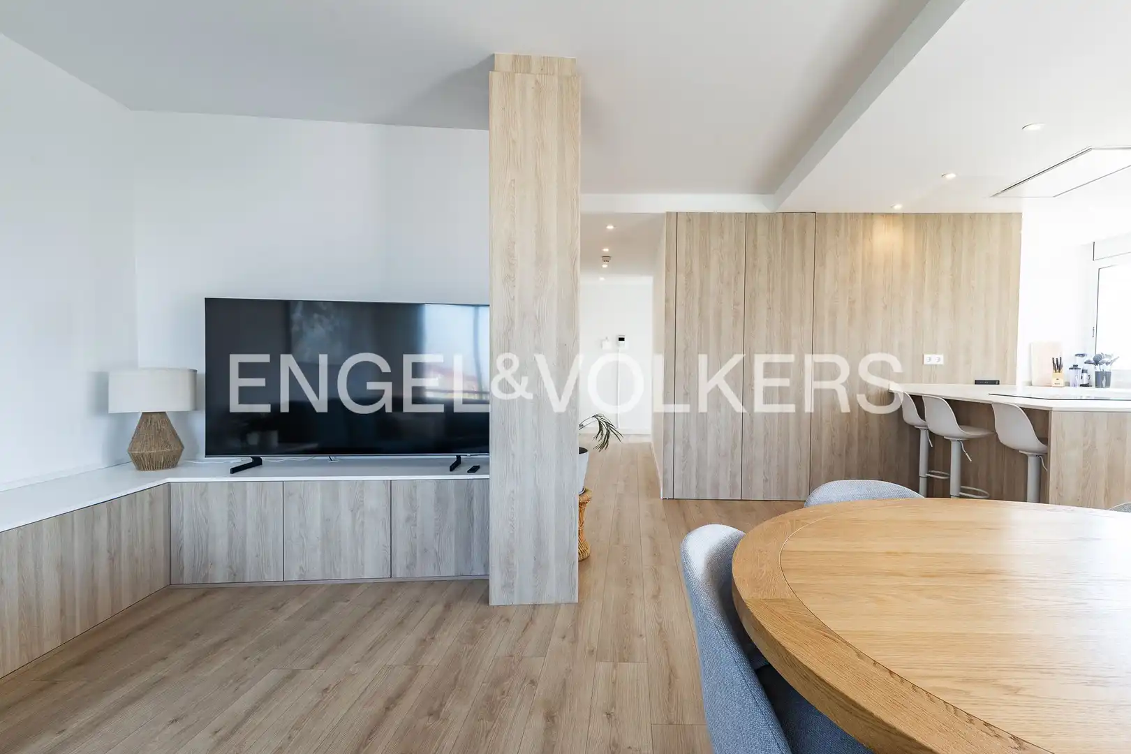 Sala de estar de Piso en venta en Sant Adrià de Besòs con Aire acondicionado, Calefacción y Parquet