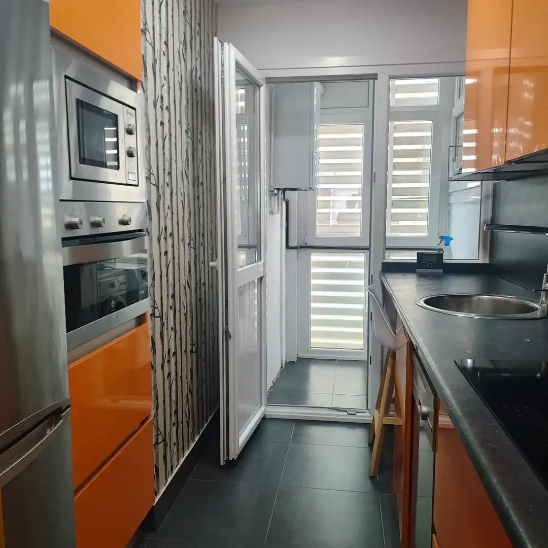 Kitchen of Flat for rent in Sopela  with Heating and Swimming Pool