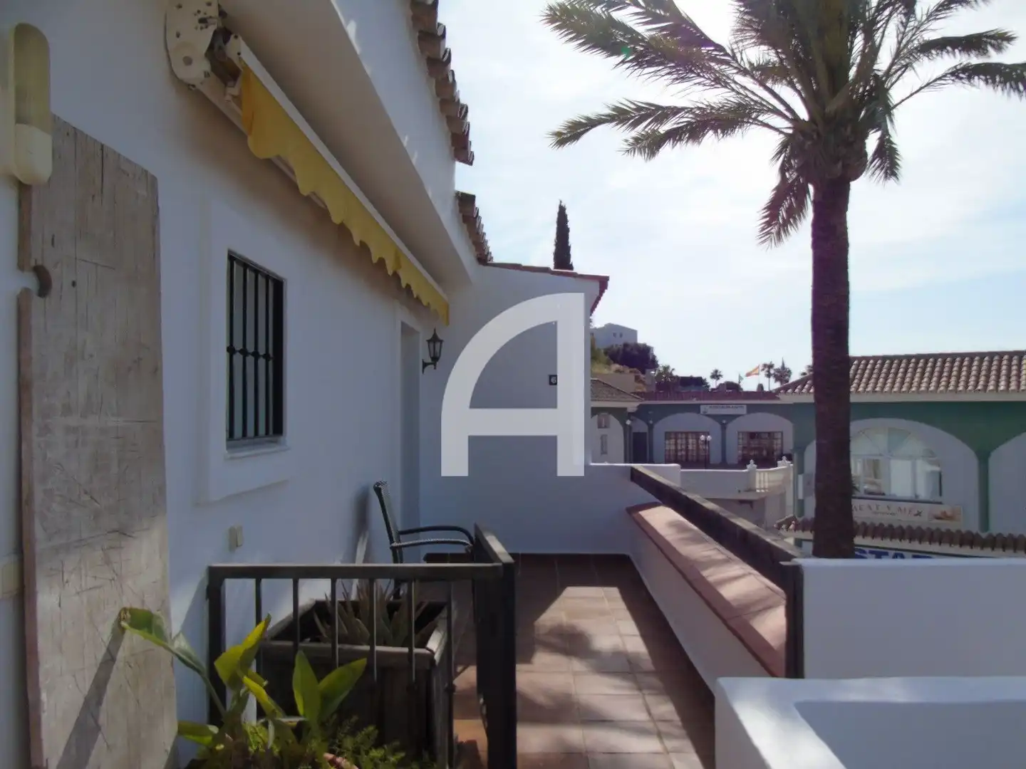 Terraza de Dúplex de alquiler en Mijas con Aire acondicionado, Calefacción y Terraza