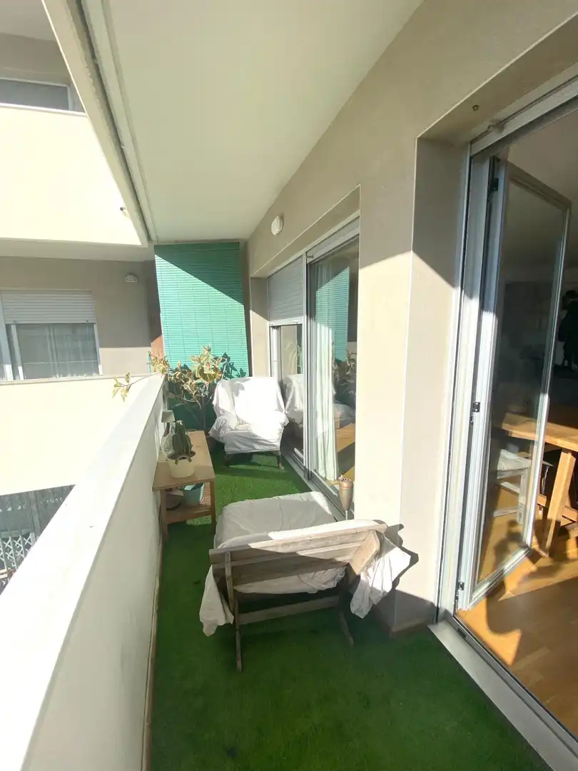 Terrasse von Wohnung zur Miete in Barcelona mit Heizung, Parkett und Möbliert