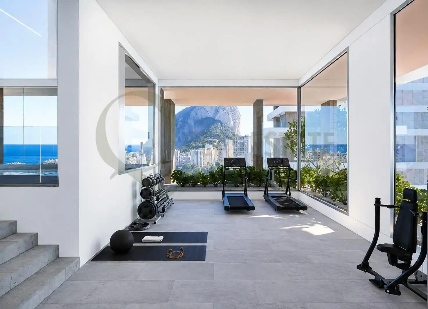 Terraza de Piso en venta en Calpe / Calp con Calefacción, Jardín privado y Terraza
