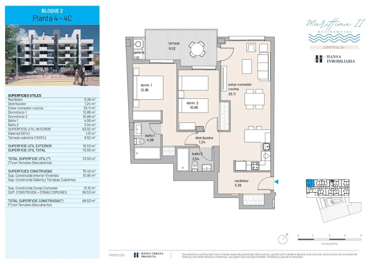 Flat with pool for sale in Avenida ESTACIO DE L', imagen 2